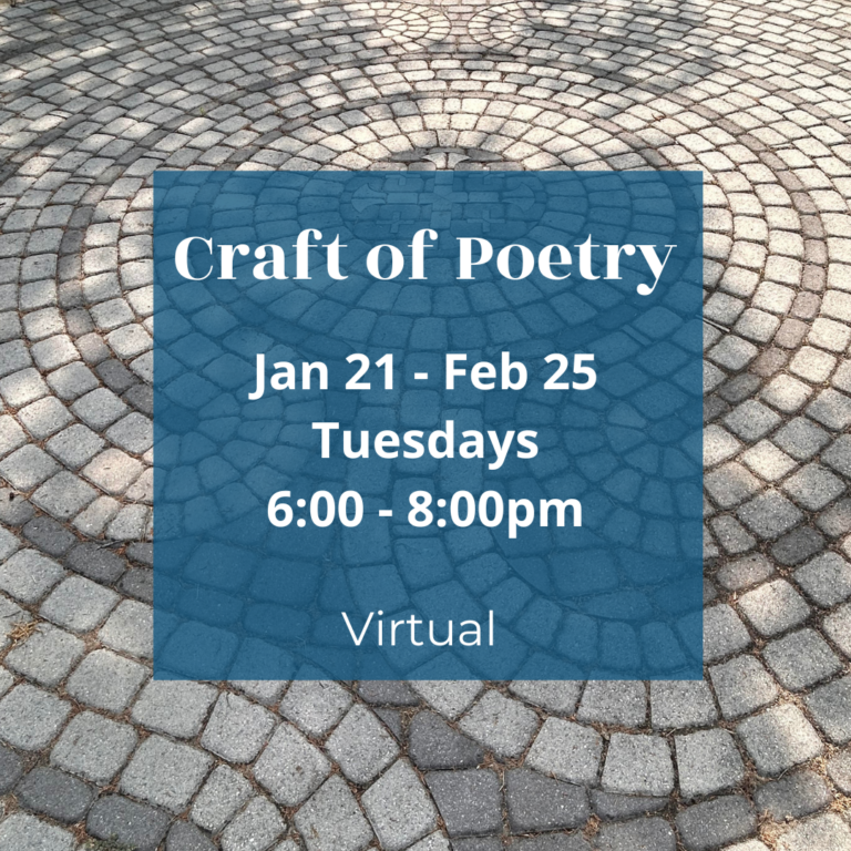 1/21: Craft of Poetry 