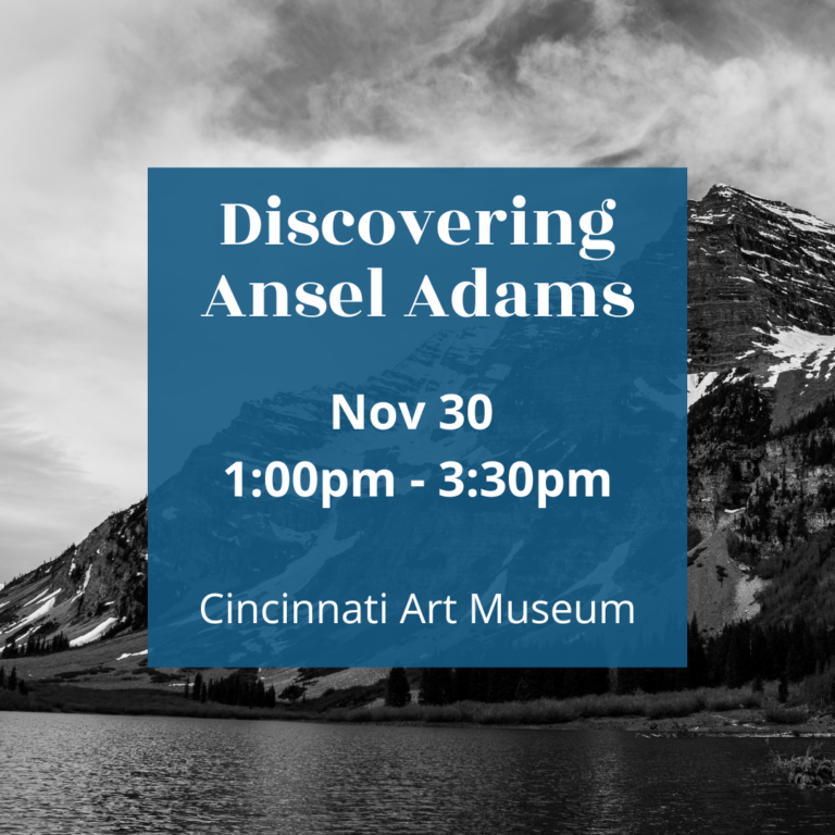 11/30: Discovering Ansel Adams 