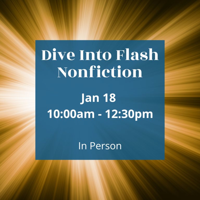 1/18: Dive into Flash Nonfiction 